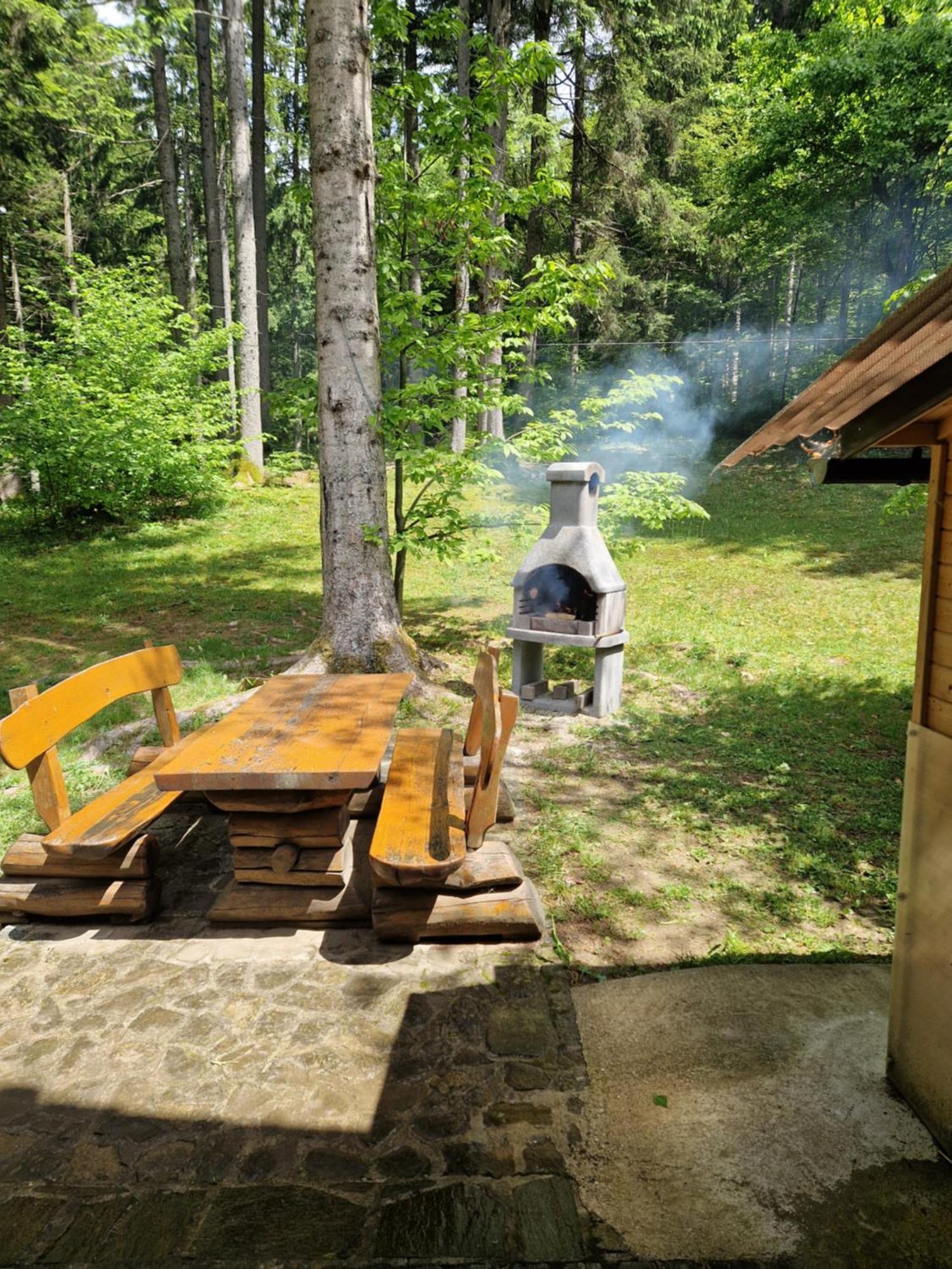 Koca V Gozdu, Forest House Near Bled Kültér fotó